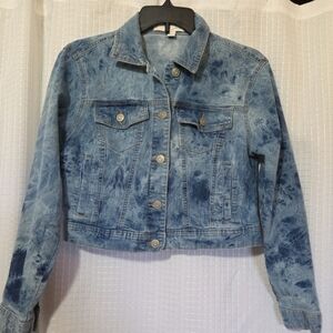 Cato Blue Jean Jacket Classic Denim Style Size Small
